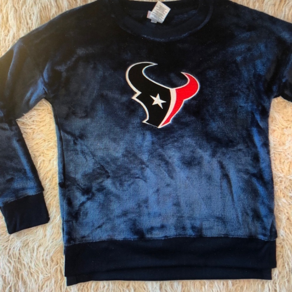 Kids Navy Blue Fleece Sweatshirt